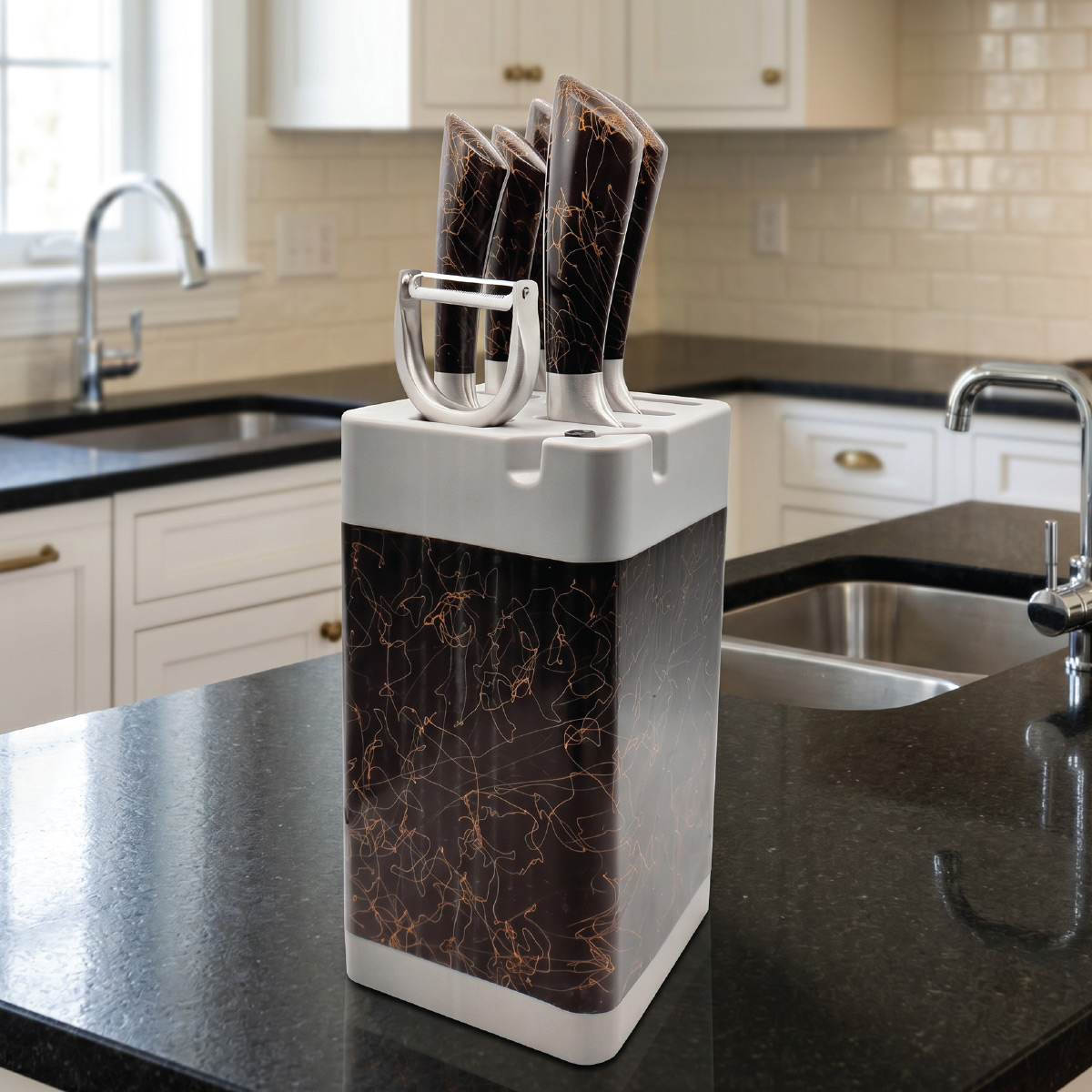 7 Pieces Knife Set Stainless Steel