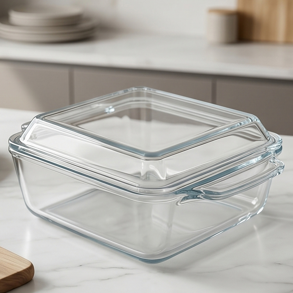 Square Glass Bakeware with Lid