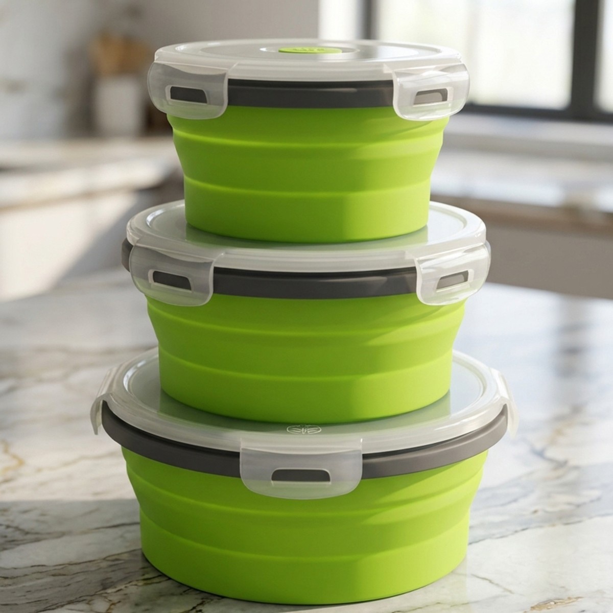 Silicone Food Container Set 3Pieces