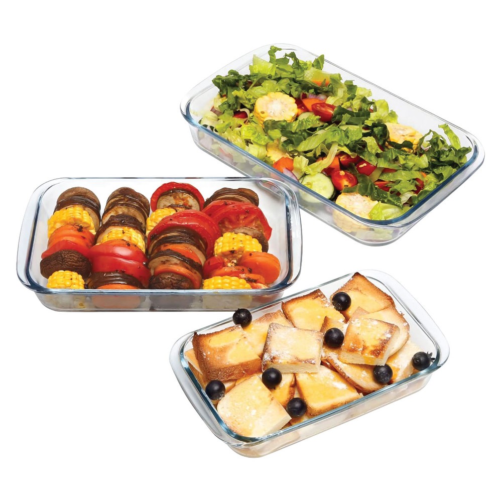 Glass Baking Dish 3 Pieces