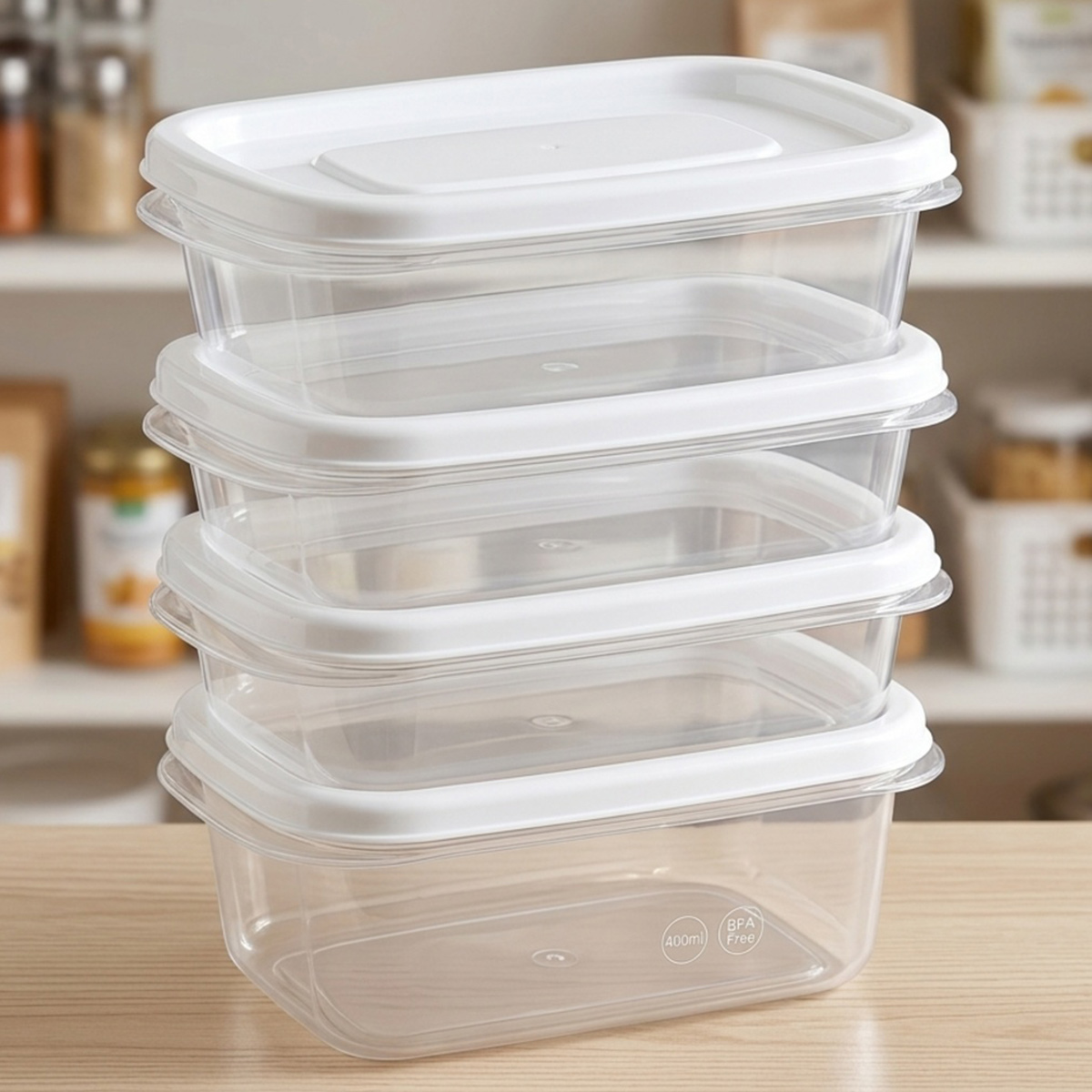 Food Container 4 Pieces 400ml