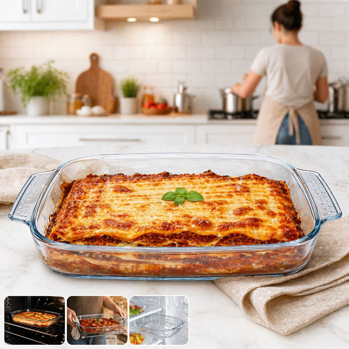 Baking Dish Glass 3.1L