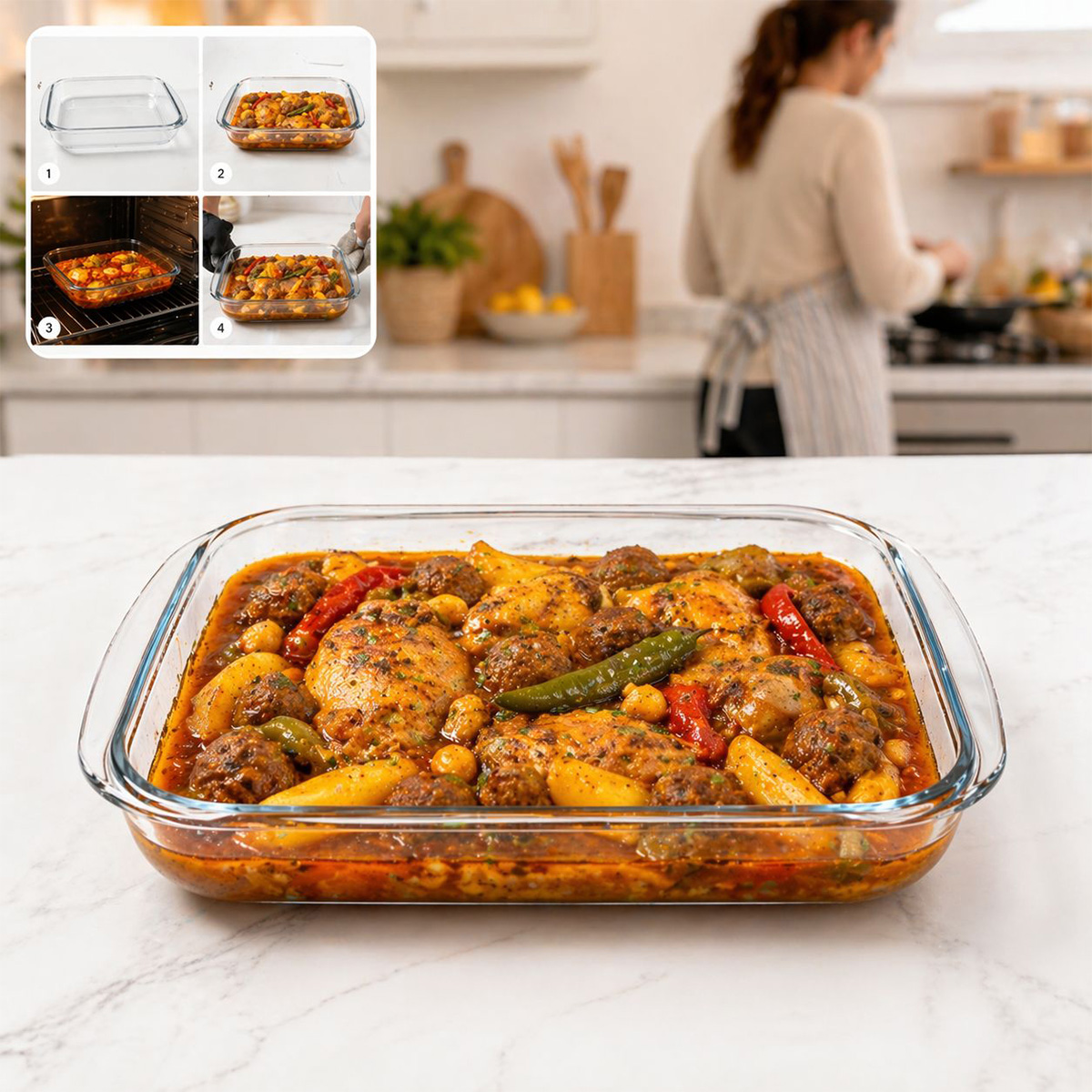 Baking Dish Glass 1.6L | Kitchenware | Bakeware | Baking Dishes Baking Dish Glass 1.6L | Kitchenware | Bakeware | Baking Dishes