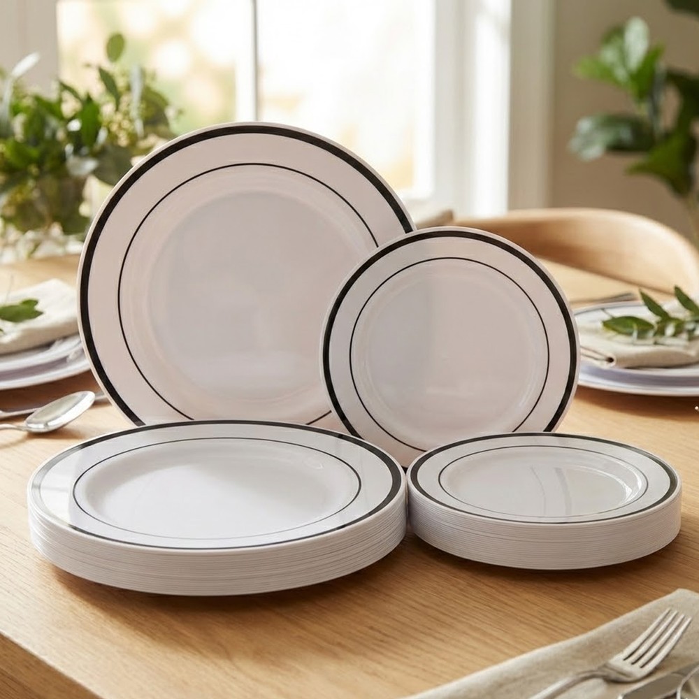 Disposable Plate 50 Pieces Pack