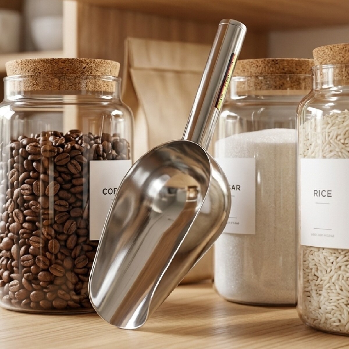 Flour Scoop Stainless Steel