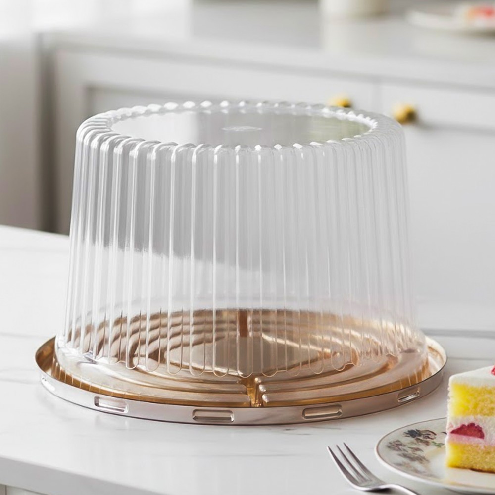 Disposable Clear Cake Dome With Base 22.2x14cm