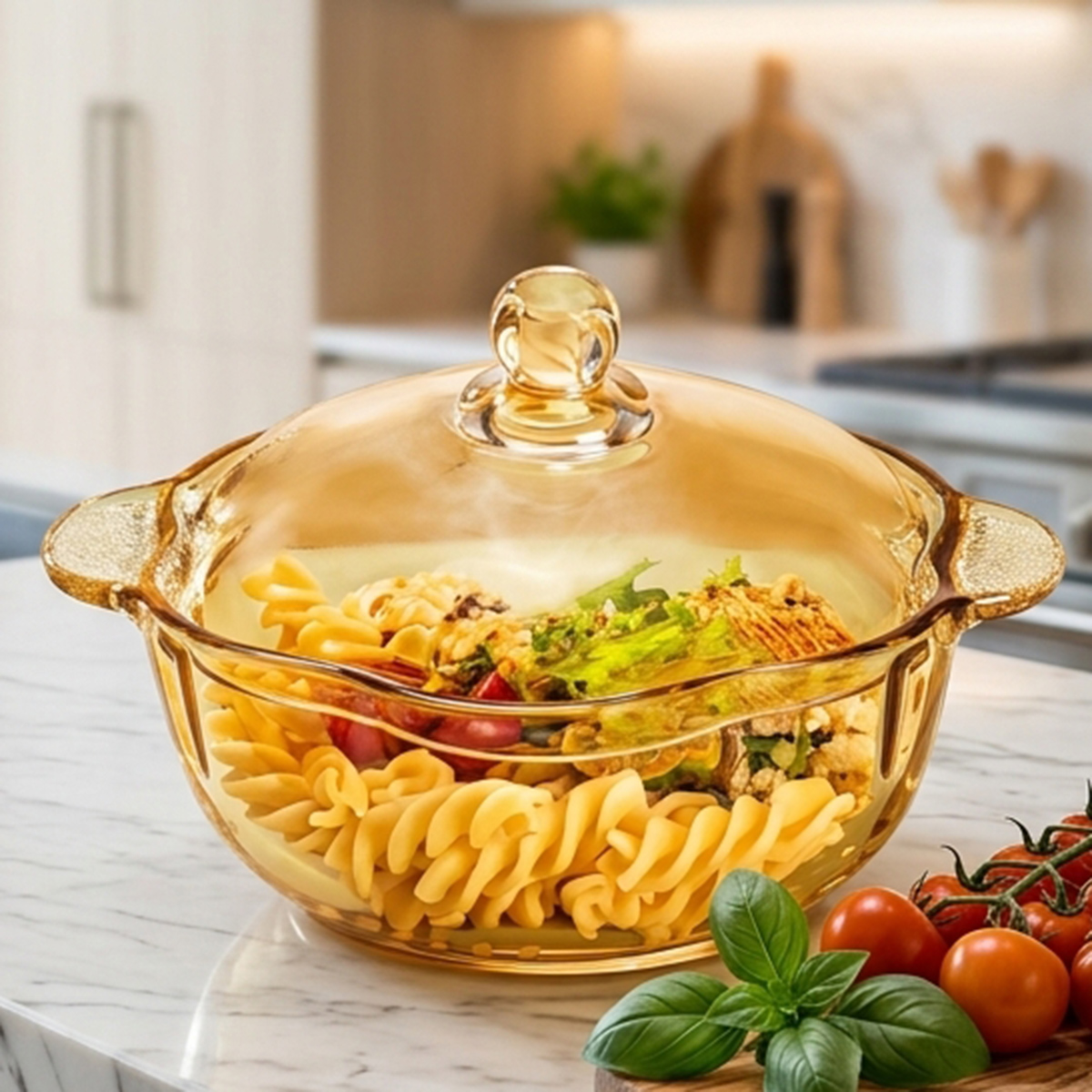 Glass Casserole with Cover