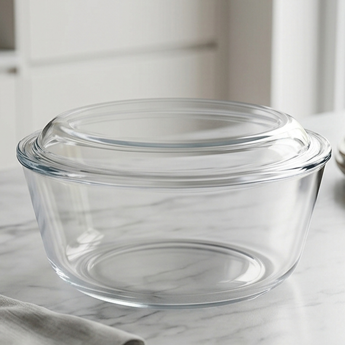 Glass Oven Bowl with Lid