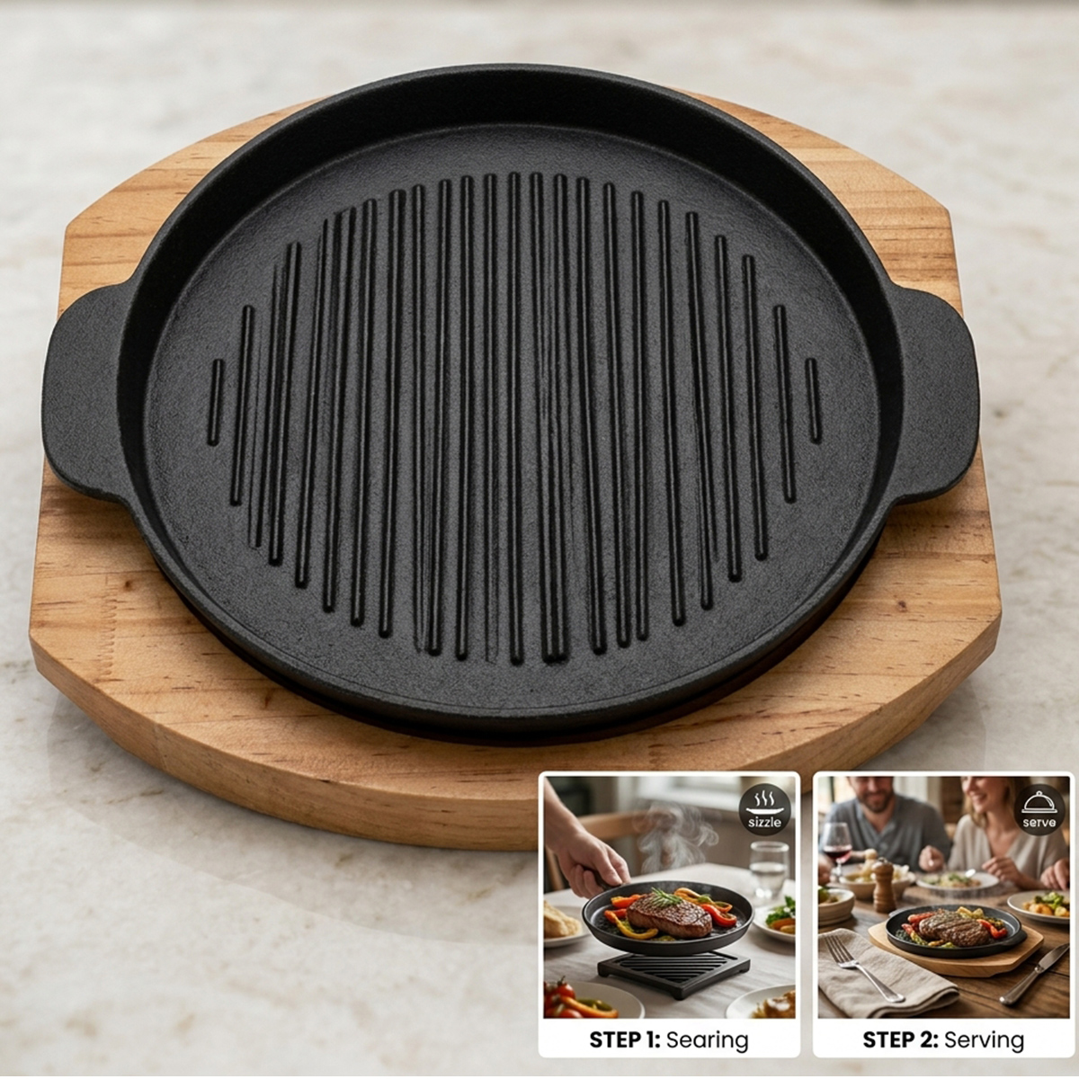Sizzling Grill Plate 22cm