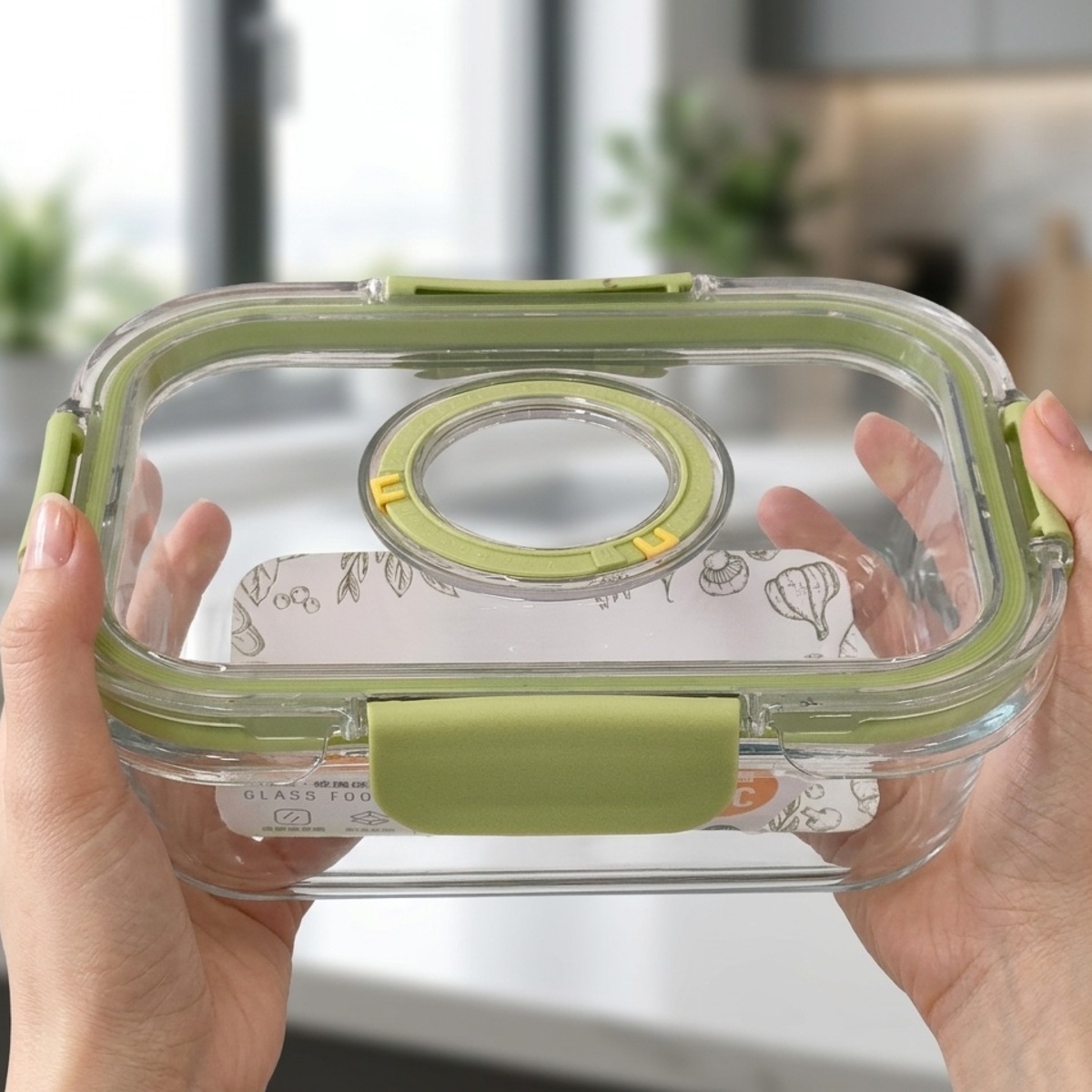 Food Container Glass 630ml