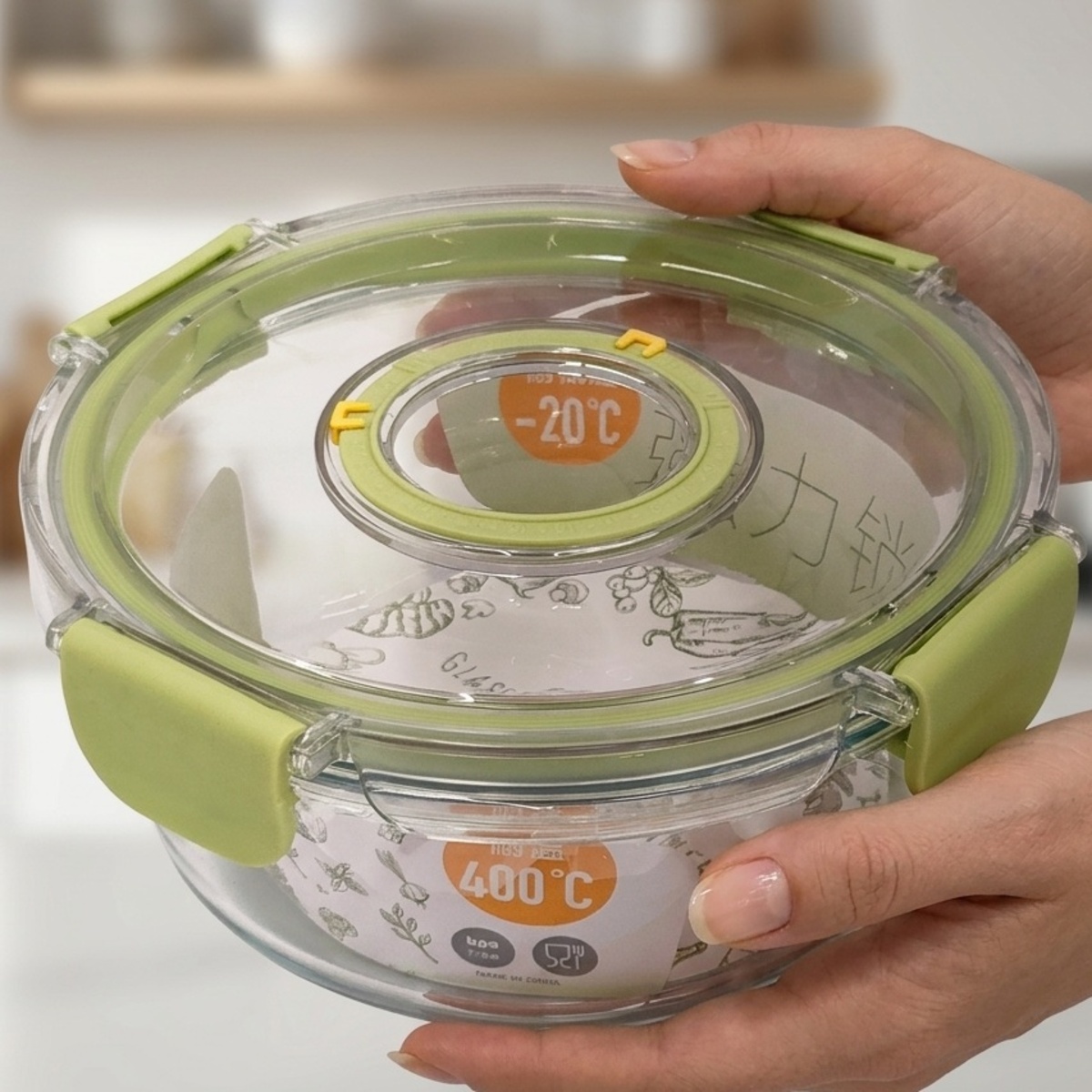 Food Container Glass 635ml