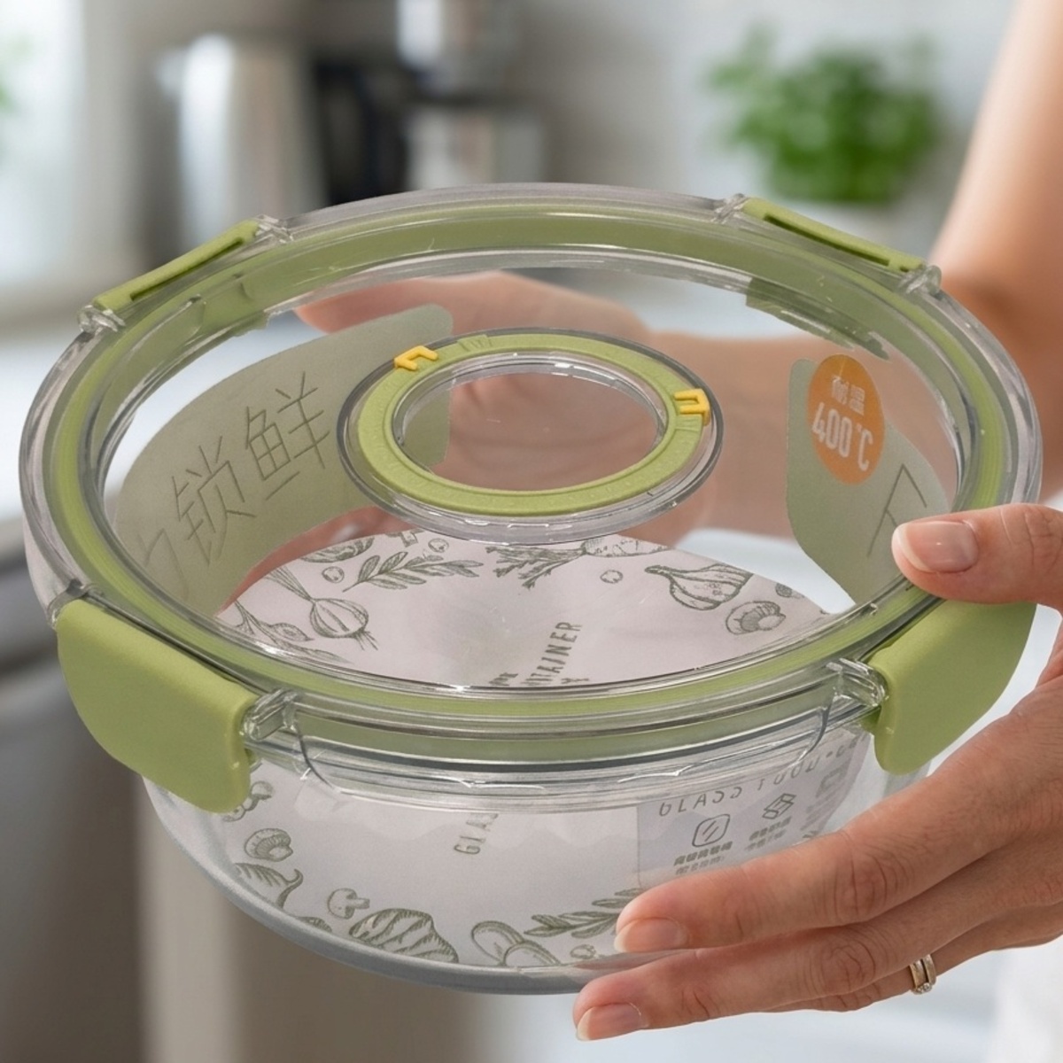 Food Container Glass 930ml