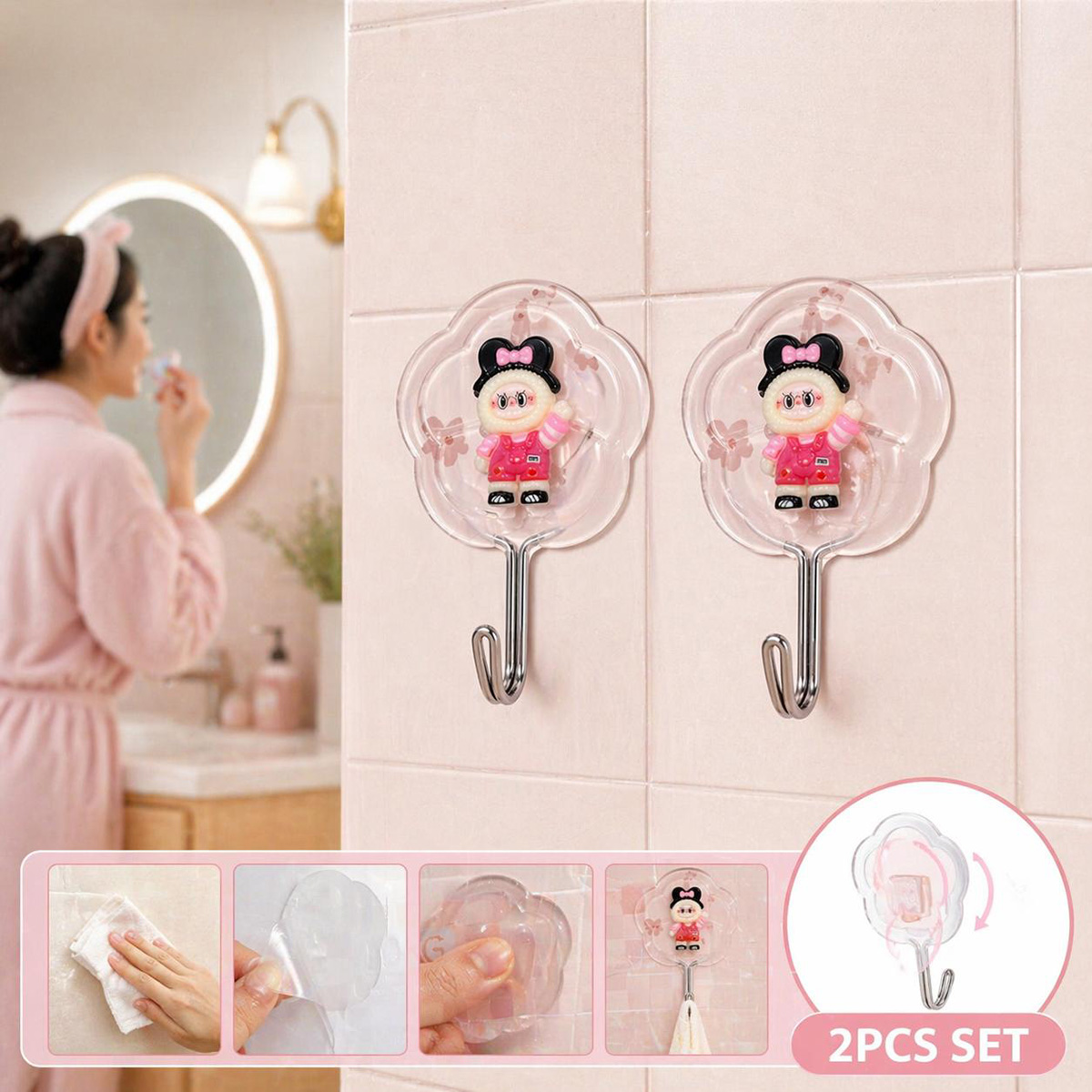 Fancy Hooks 2 Pieces