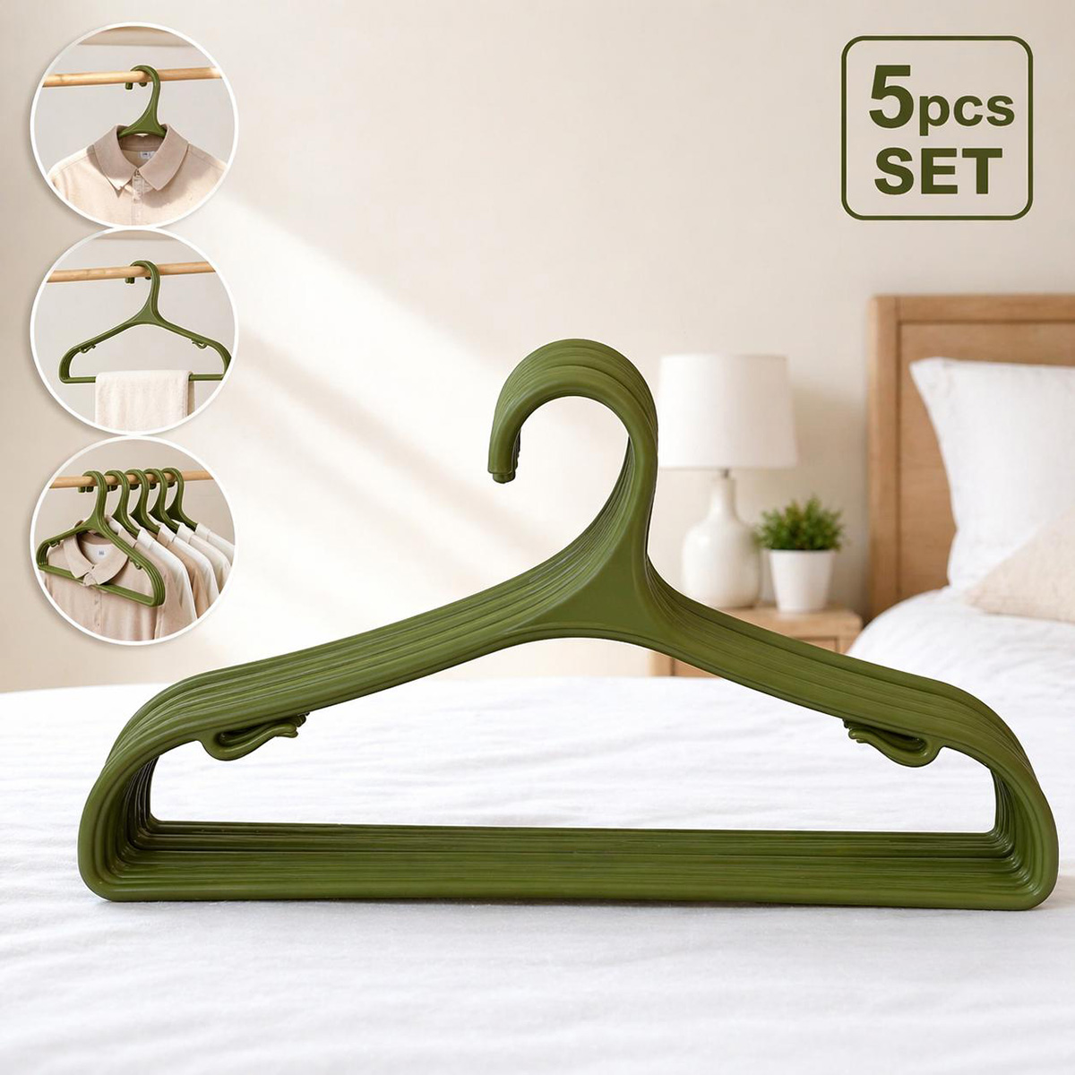 Plastic Hanger 5 Pieces