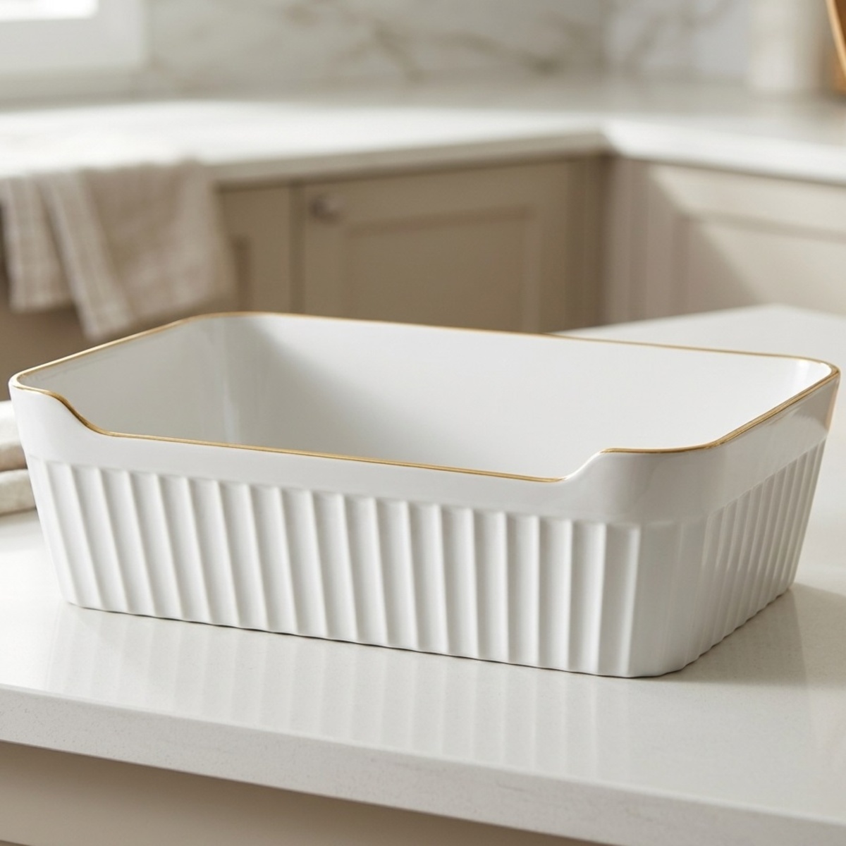 Plastic Storage Basket White