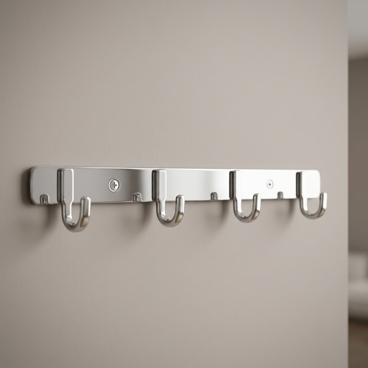 4 Hook Wall Hanger Metal