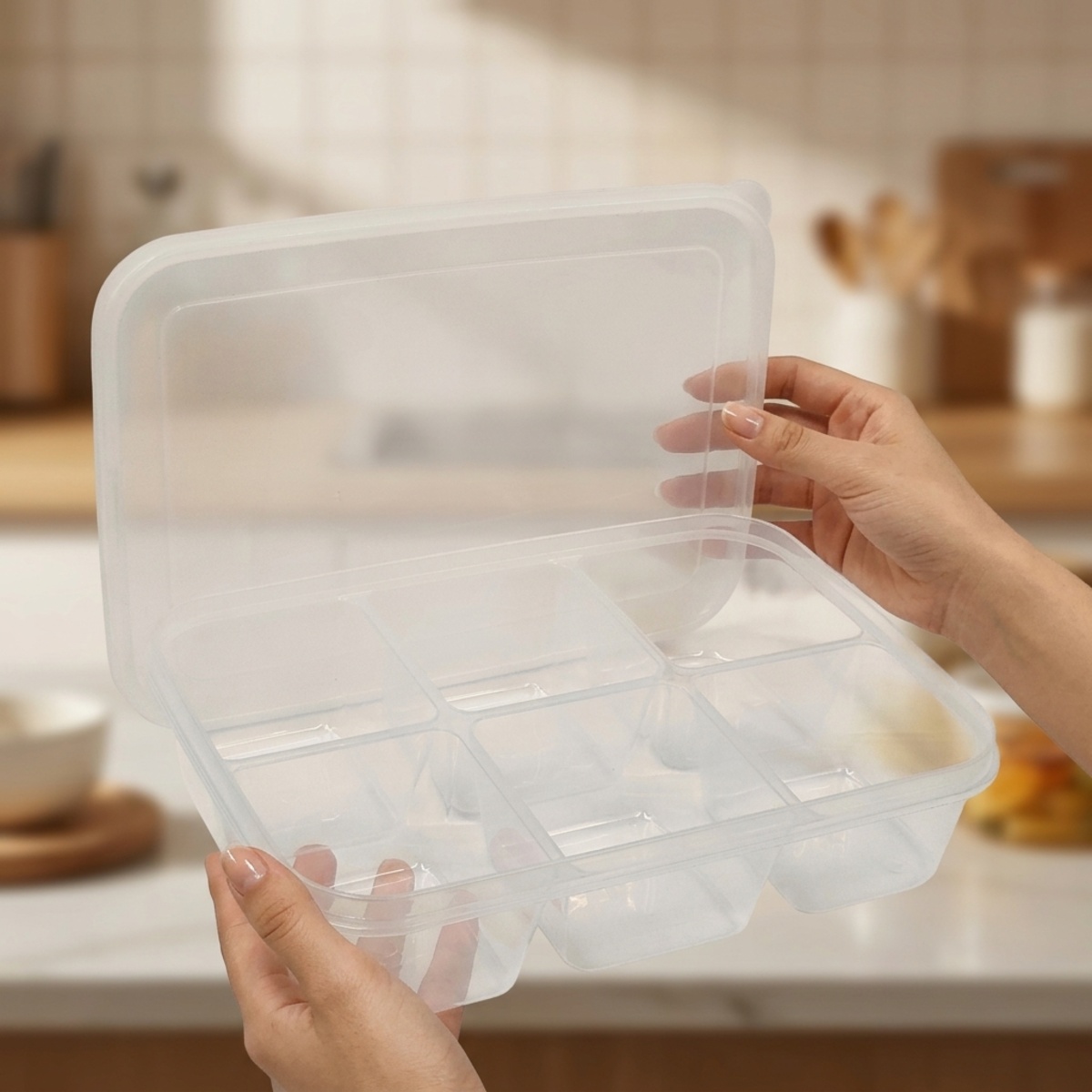 6 Compartment Food Storage Container