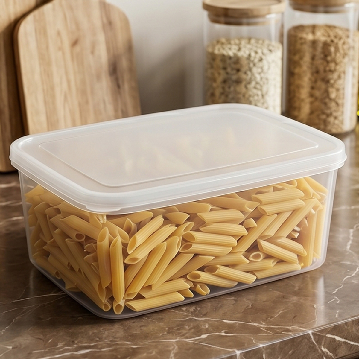Plastic Storage Box With Cover 24x17.5x9