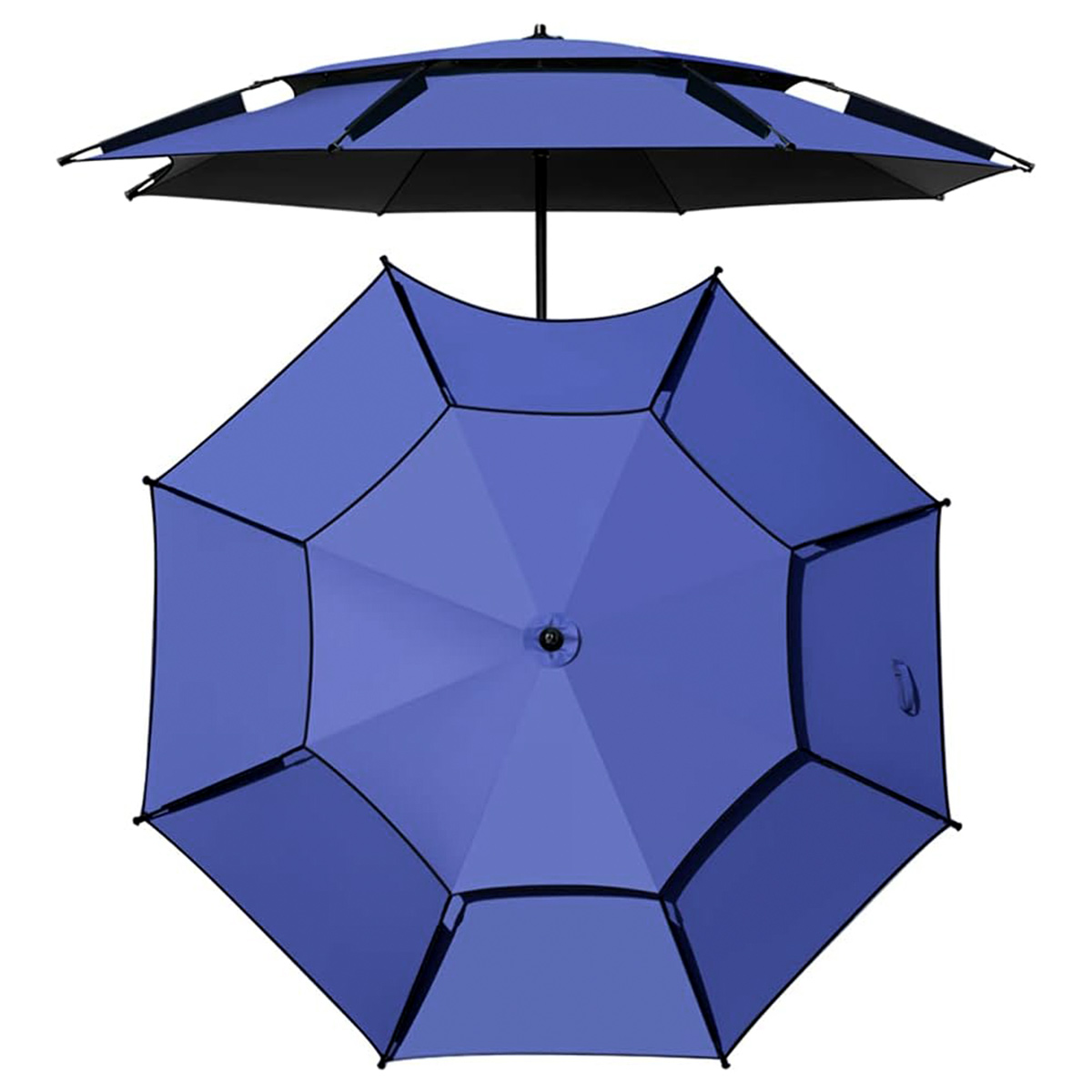 Beach Umbrella With Base Round