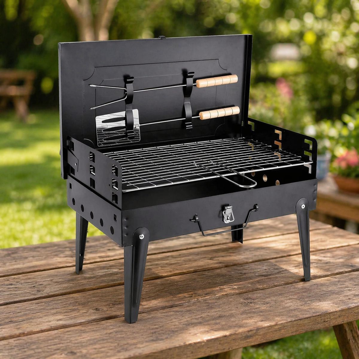 Barbecue Grill Stand