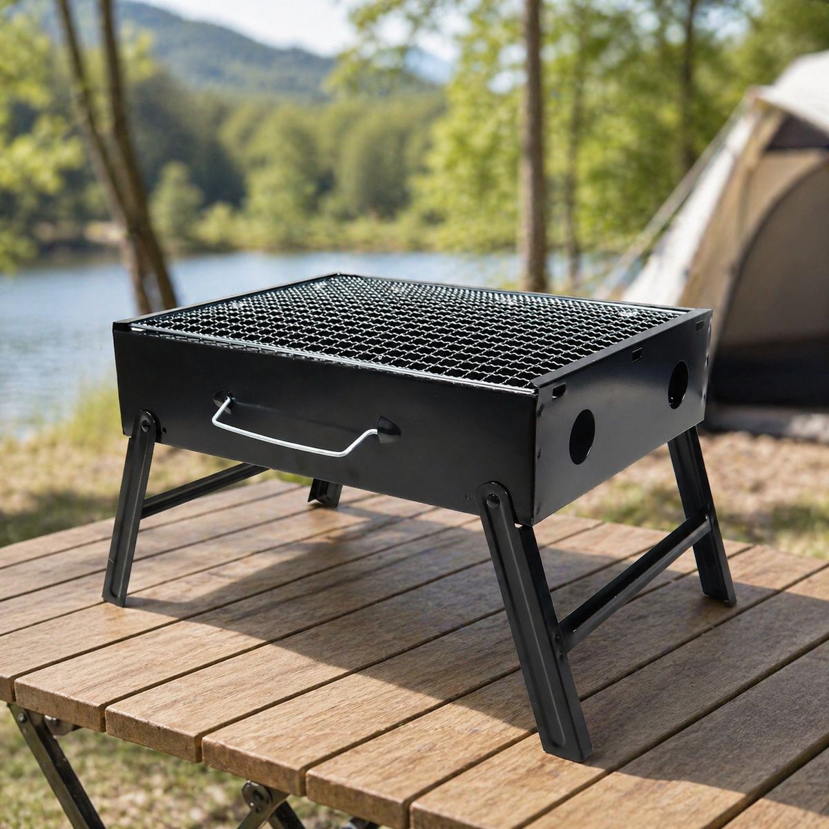 BBQ Stand Black