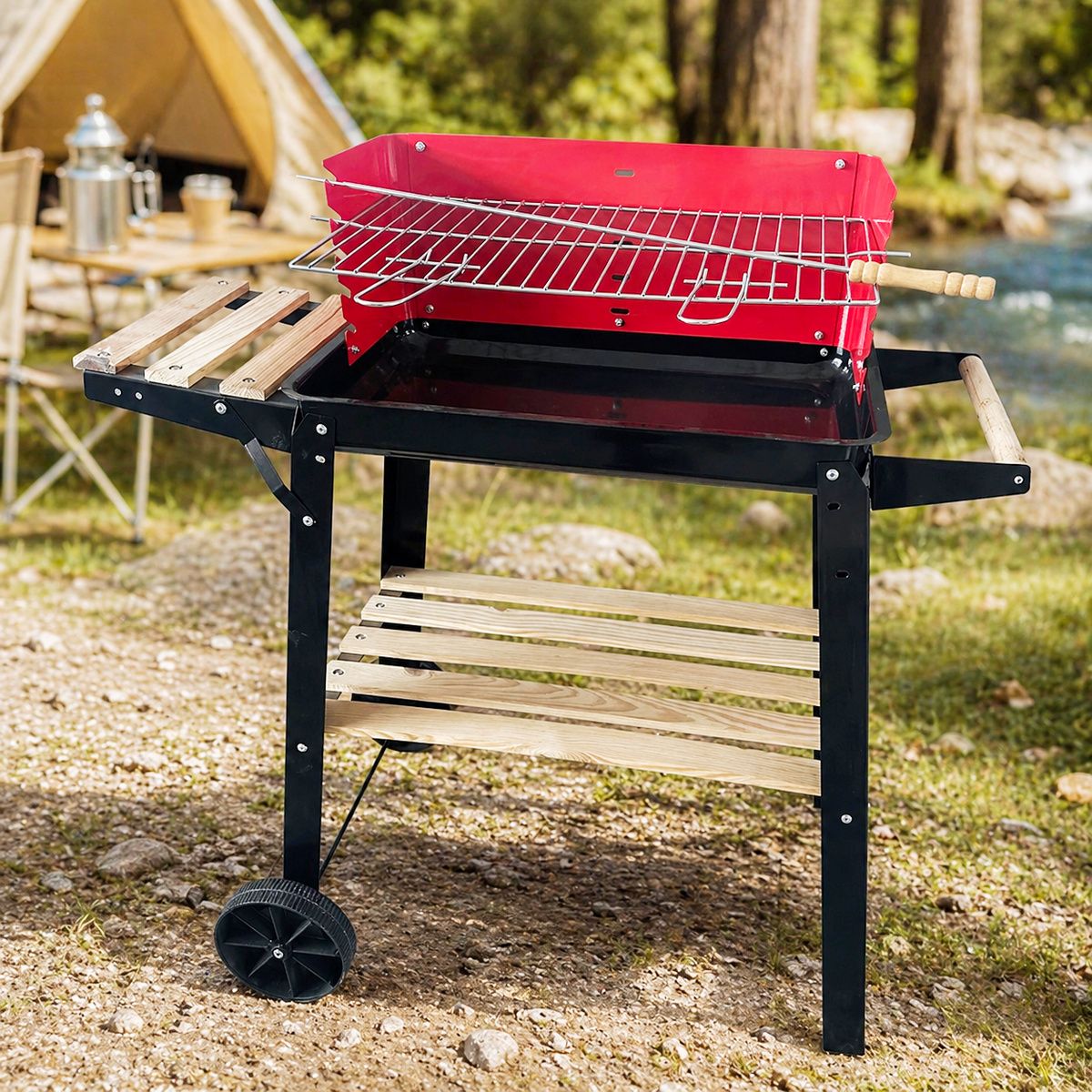 Barbecue Grill Stand