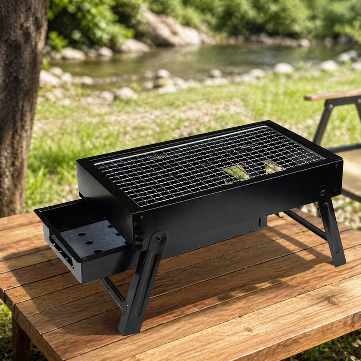 Barbecue Grill Stand 35x27x20cm