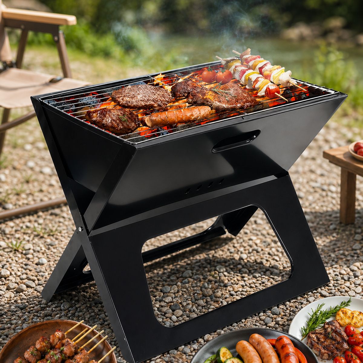Barbecue Grill Stand 29x43.5cm