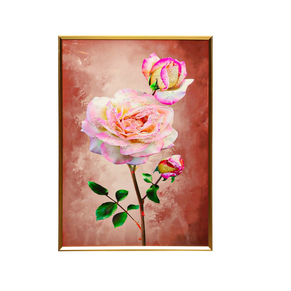 Decorative Picture Of Rose 60X80cm