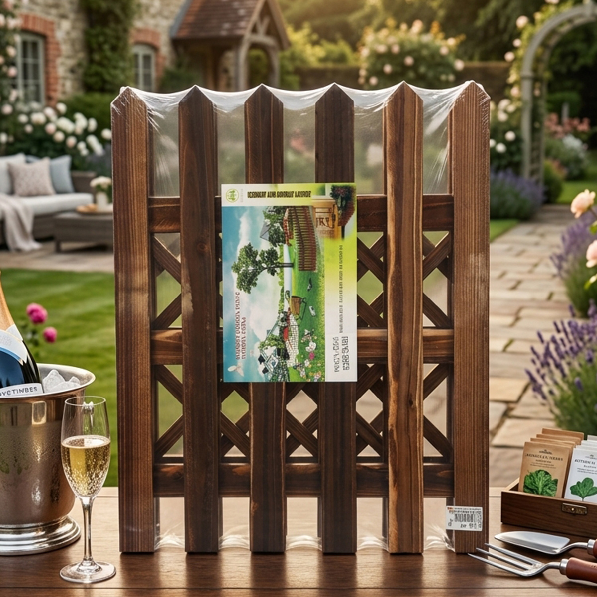 Garden Fence Panel Wooden 160x50cm