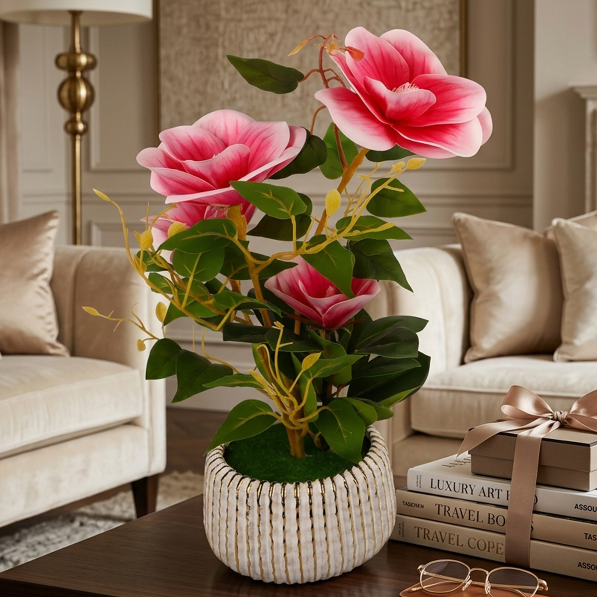 Artificial Flower Decorative Pot