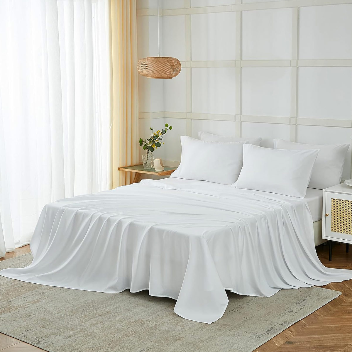 Luxury Satin Bed Sheet Set