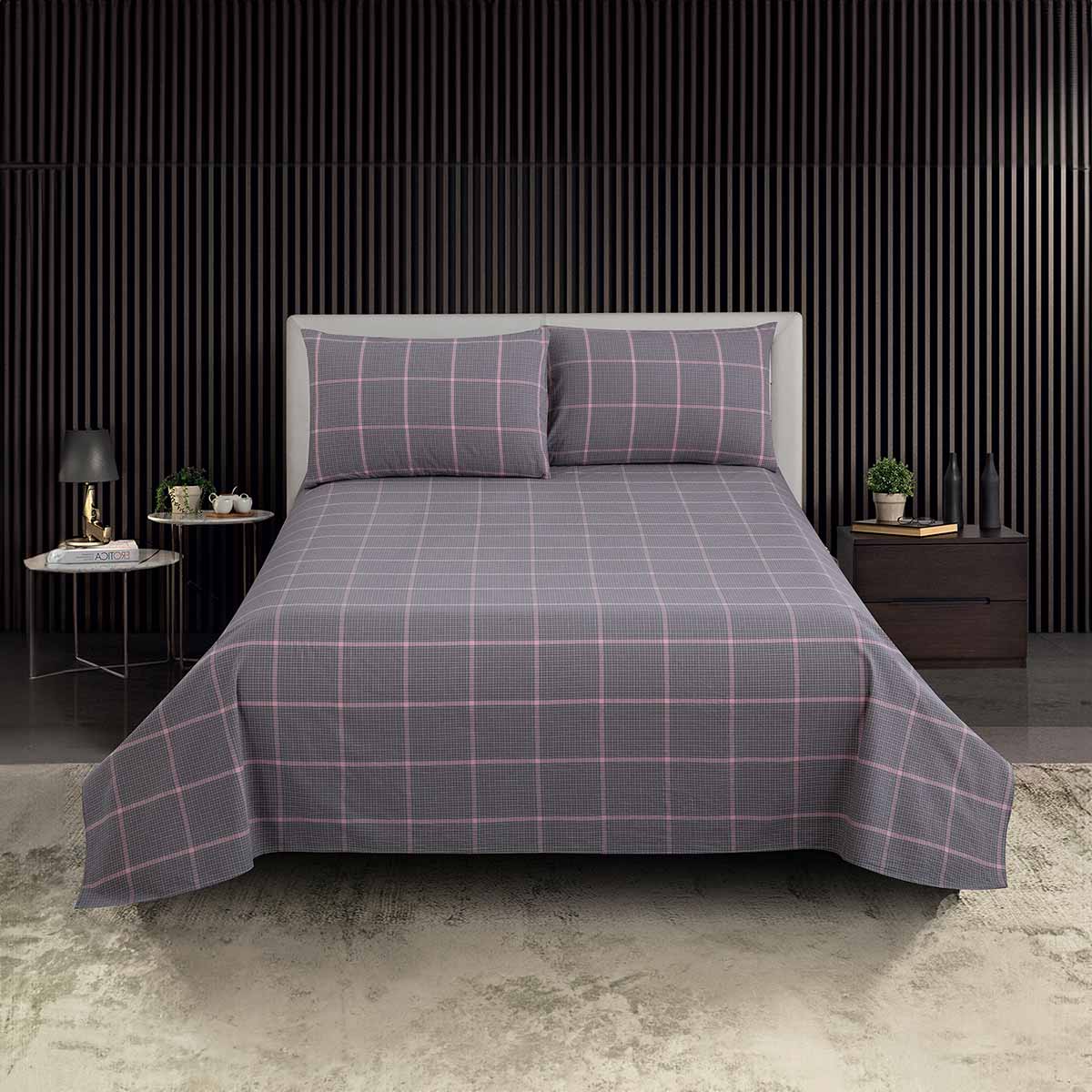 Bed Sheet 2 Pieces Set 160x220cm