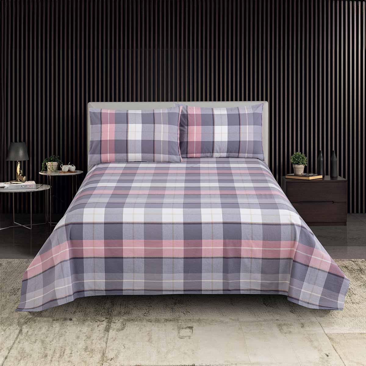 Bed Sheet 3 Pieces Set 220x240cm