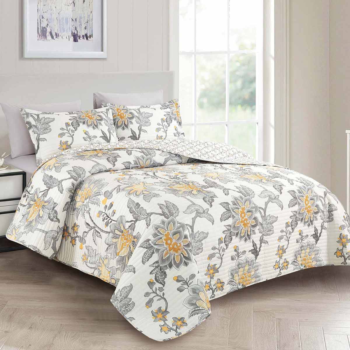 6 Pieces Double Bed Cover Set