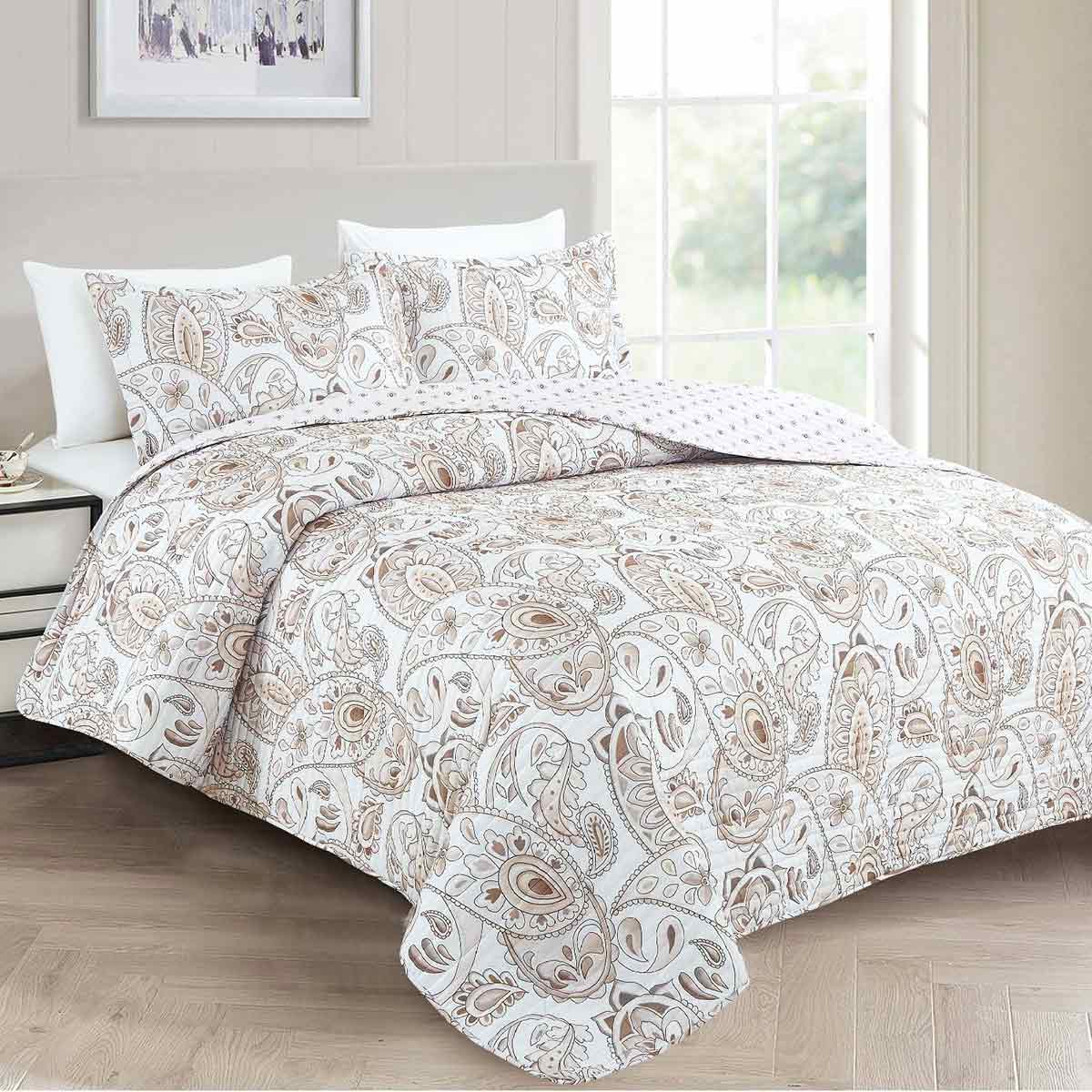 6 Pieces King Size Bed Cover Set