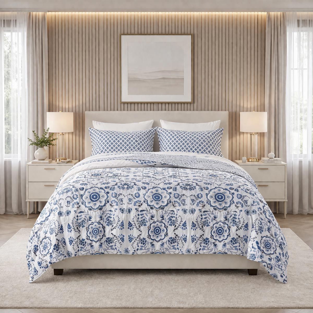 4 Pieces Single Bed Cover Set