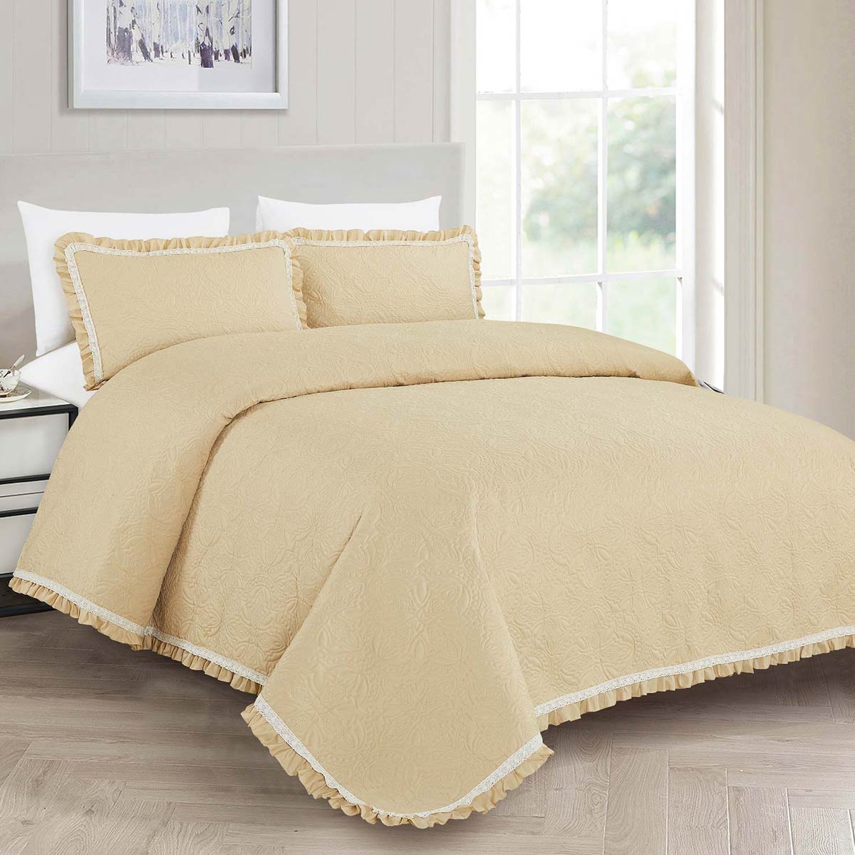 4 Pieces Single Bed Cover Set