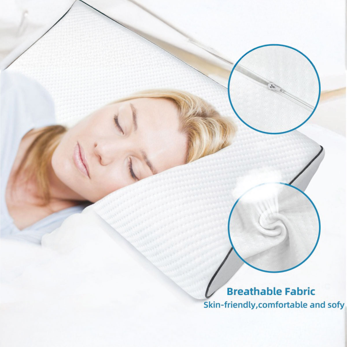 Memory Pillow Assorted 30x50cm