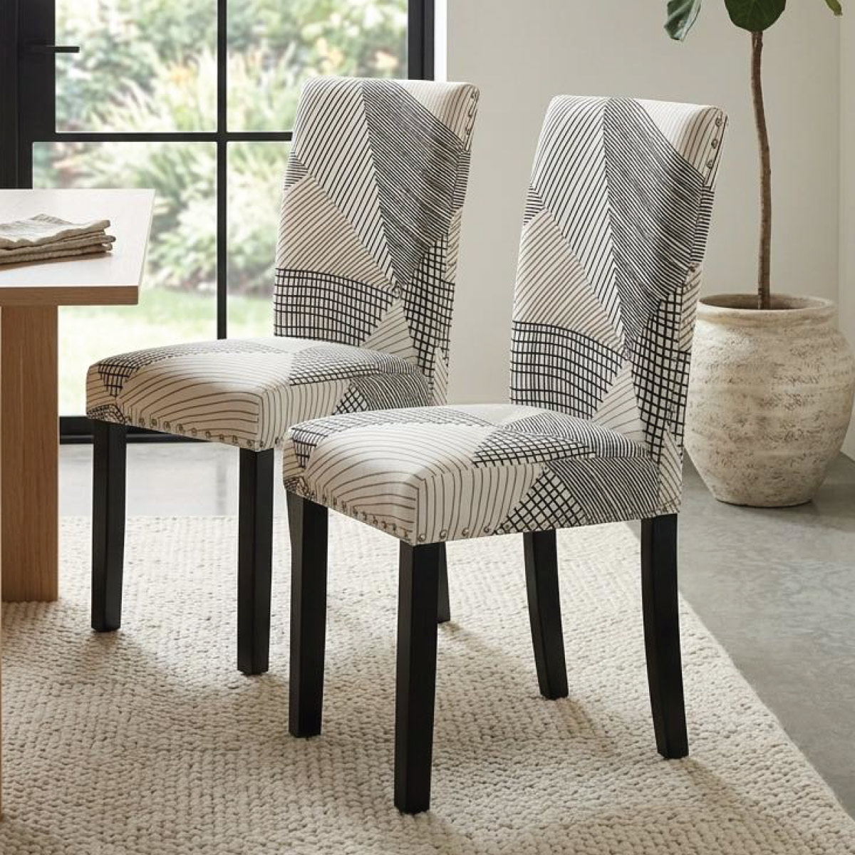 2 Pieces Chair Cover Set 45x65cm
