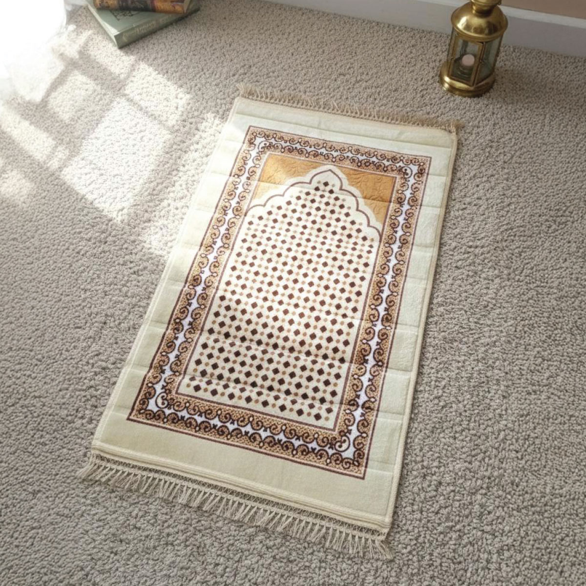 Prayer Mat Beige 70x100cm 730g