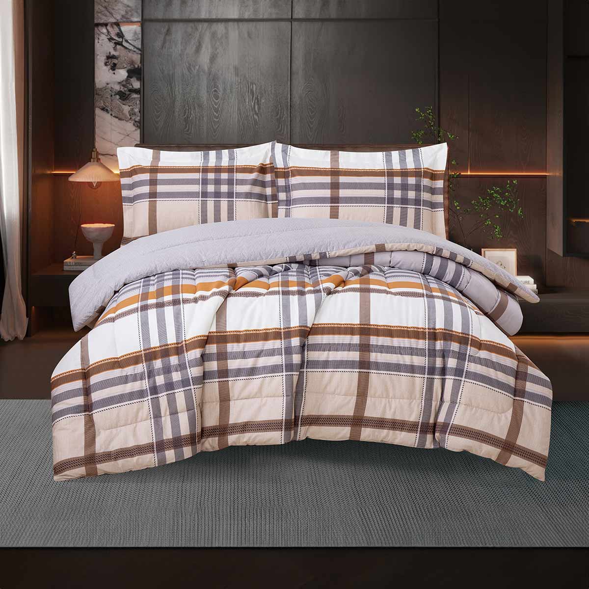 Bed Sheet 4 Pieces Set 220x240cm
