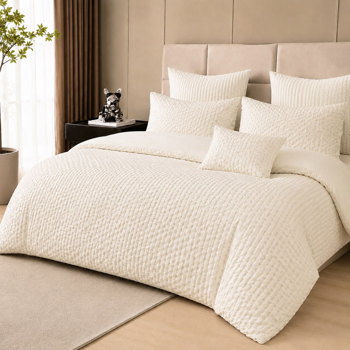 Comforter Set Cream Color