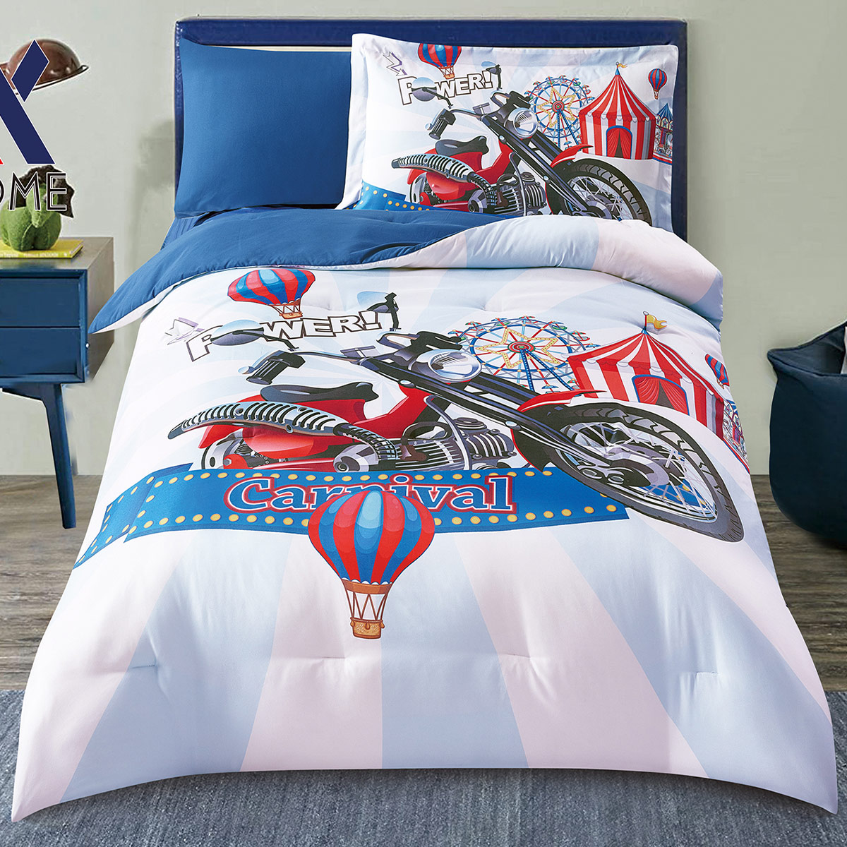 4 Pieces Kids Comforter Set 160x220cm