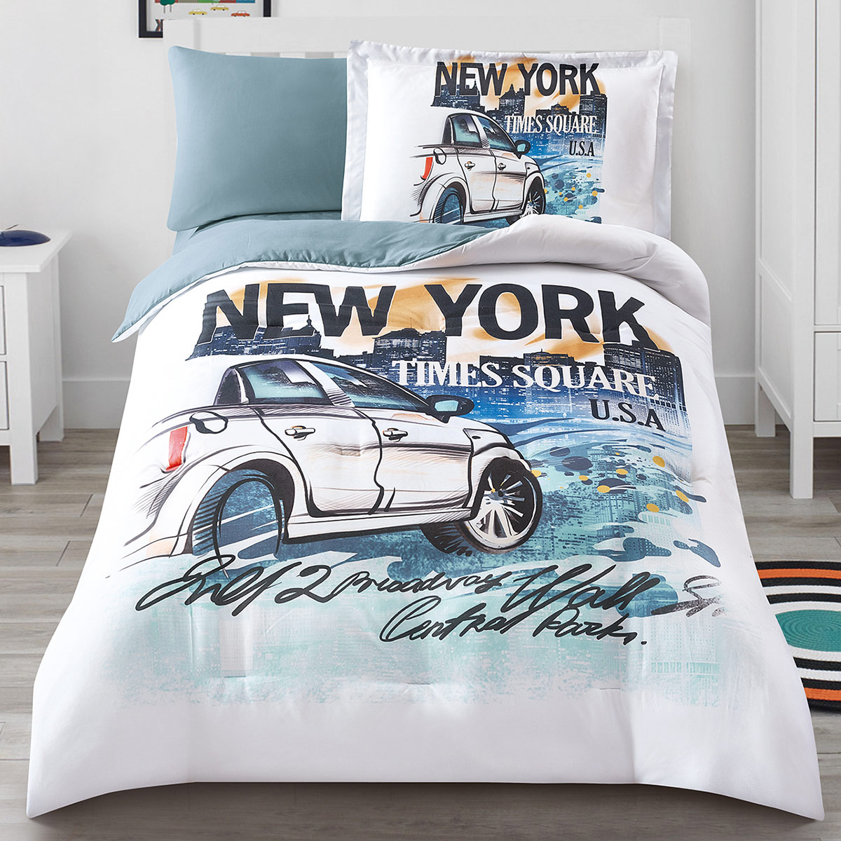 4 Pieces Kids Comforter Set 160x220cm