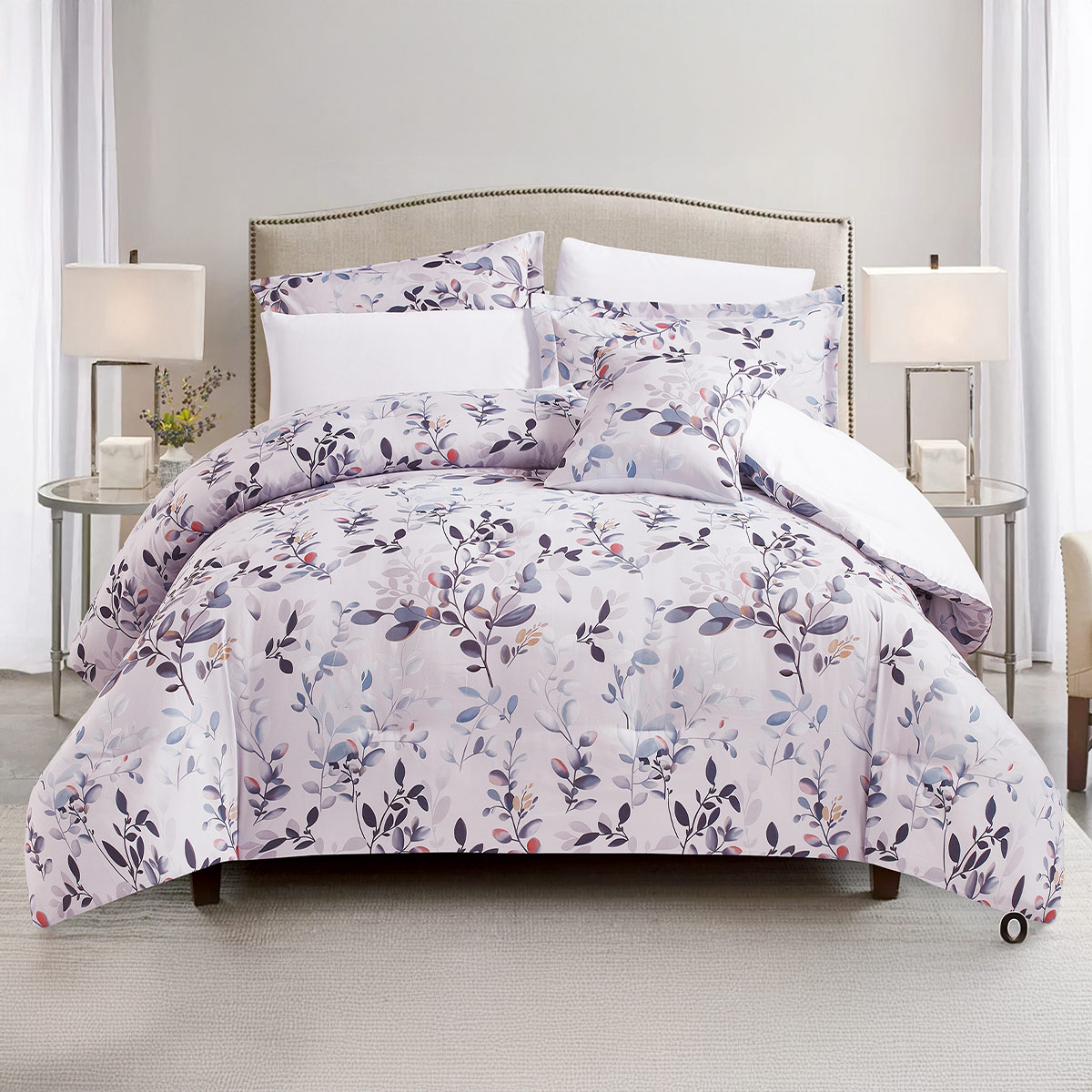 Printed Comforter Set  My Home-Q