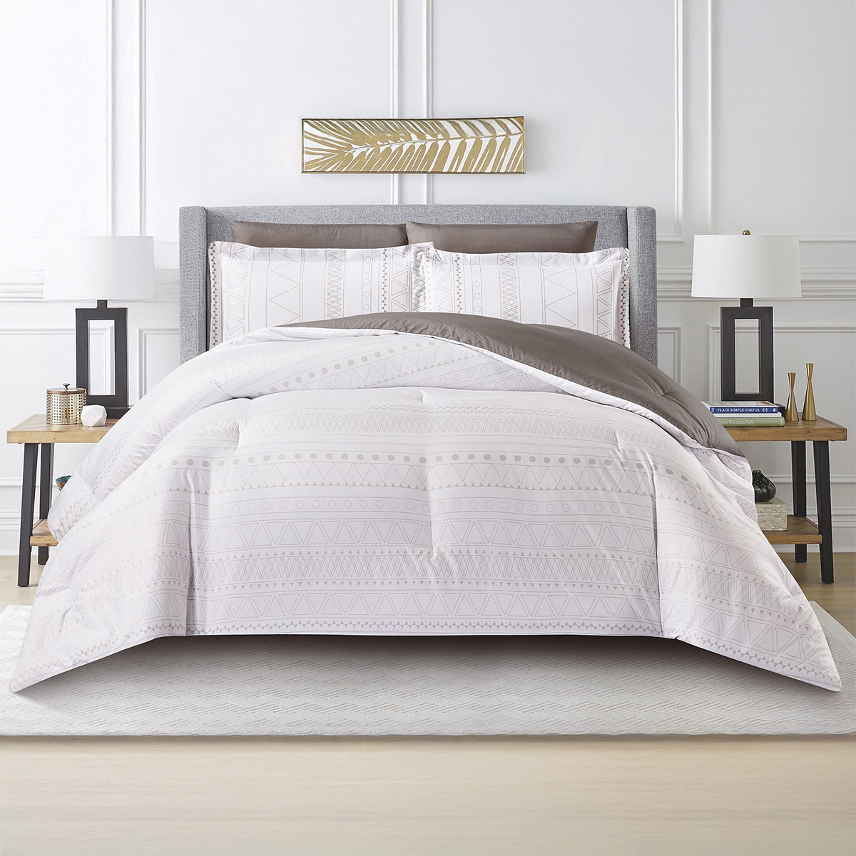 Printed Comforter Set My Home-A56