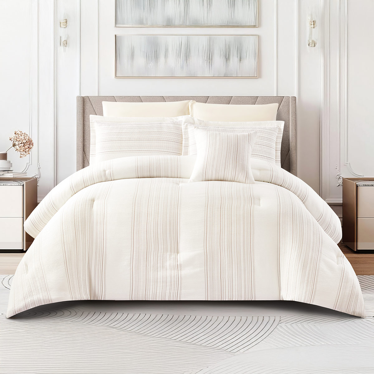 Printed Comforter Set My Home-A58