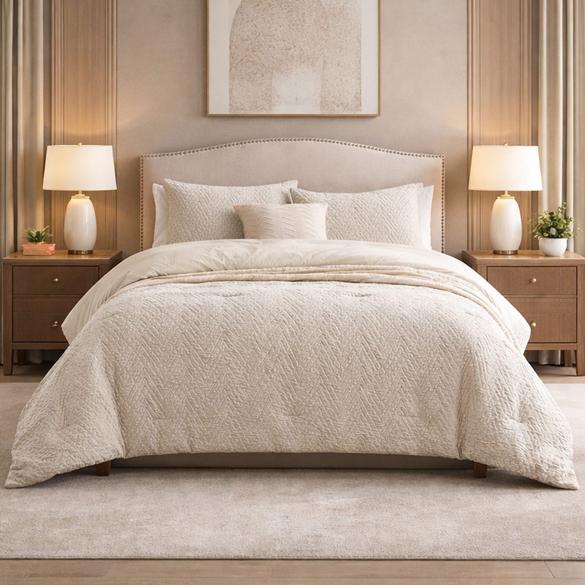 Velvet Comforter Set 2 Pieces 170x230cm