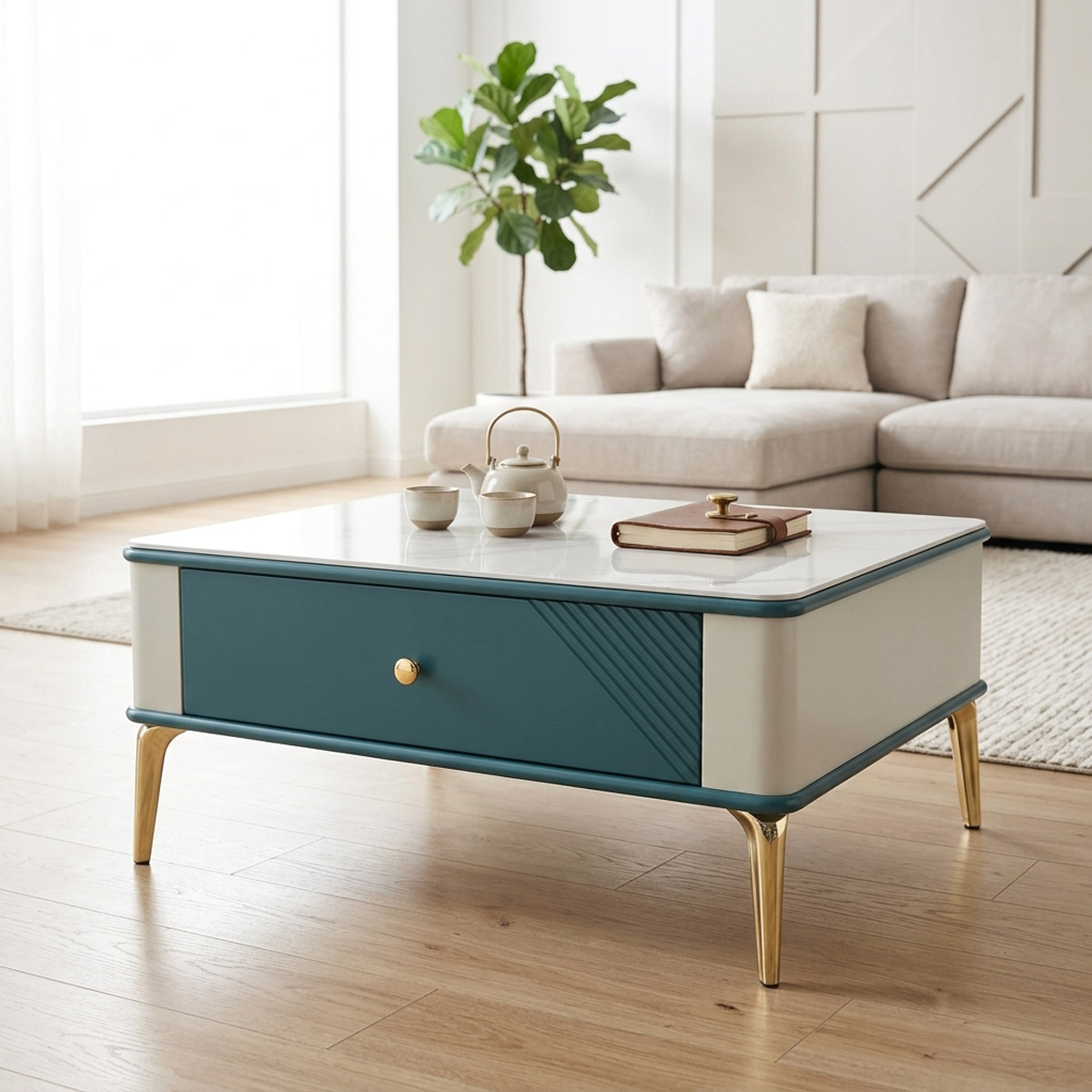 Glass Tea Table